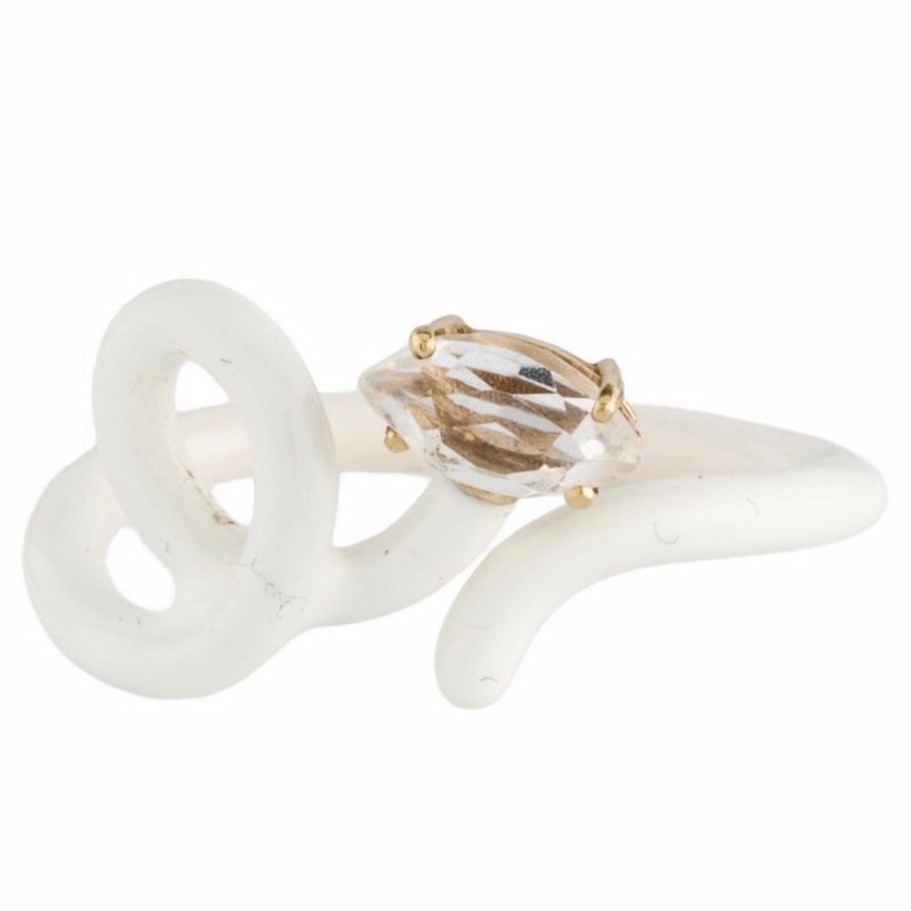Bea Bongiasca Quartz Baby Vine Ring